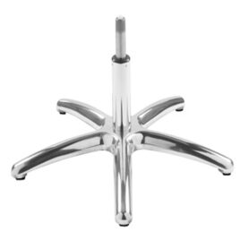 Base Alumínio Com Amortecedor Cromado Cadeira Cabeleireiro