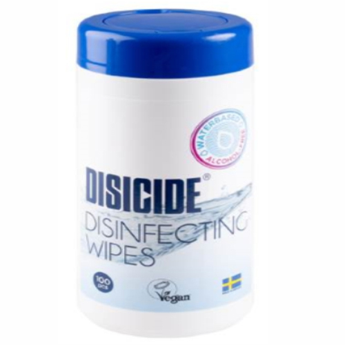 Toalhetes Desinfetantes Disicide 20x15cm 100 Unidades