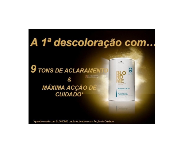 Pó Descolorante Schwarzkopf Blond Me Premium 450 GRAMAS