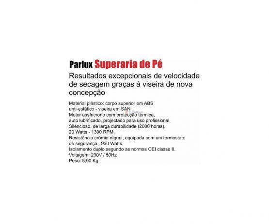 SECADOR DE CABELO AÉREO ARIA 3 VEL-PRETO