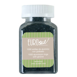 Anilhas Colocação Extensões Negras 1000 Unidades