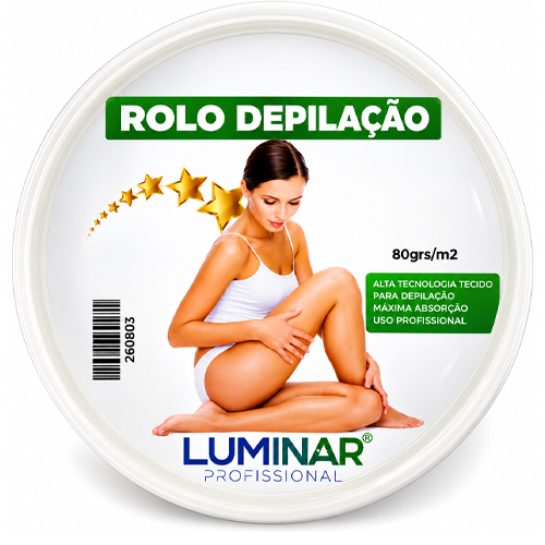 Rolo Depilação TNT 80 g/m2 Luminar