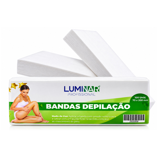 Bandas Depilação Luminar 100 unidades