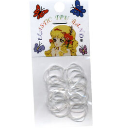 Elásticos Cabelo Rubber Band Transparentes 30 Unidades