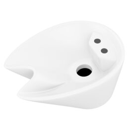 Bacia Cerâmica Branca Rampa Lavagem L9 Funda