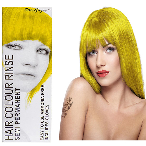Stargazer Semi Permanente Hair Dye Yellow 70ml
