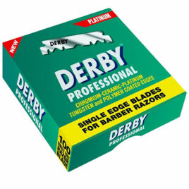 Lâminas De Barbear Derby Platinium Com 100 Lâminas