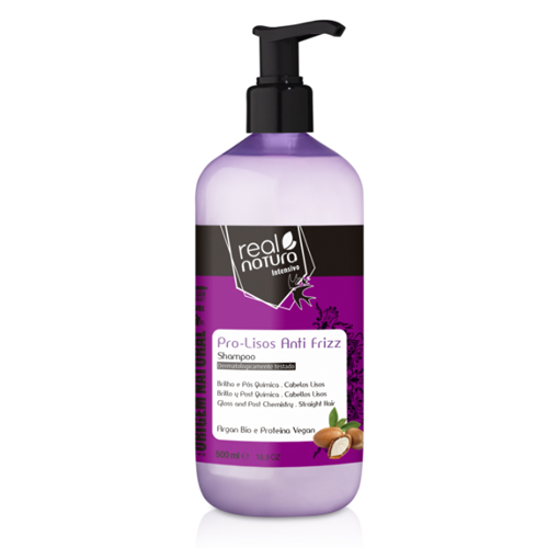 Real Natura Shampoo Pro Lisos Anti Frizz 500ml