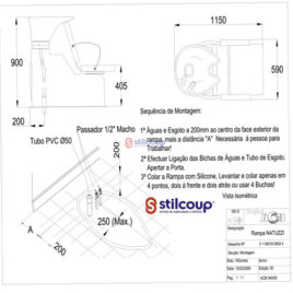 Esquema Rampa Lavagem Natuzzi