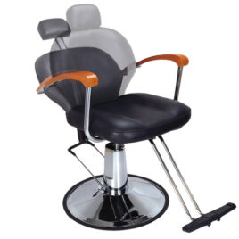 Cadeira Maquilhagem Inclinável Preta 02975/50