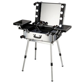 Mala Maquilhagem cor Prata Com Luz 04937.54