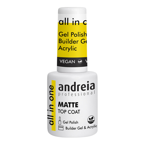 Andreia All In One Matte Top Coat - 10.5ml