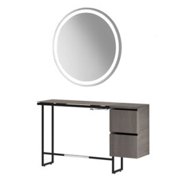 Bancada Cabeleireiro Maletti Minimal Obló