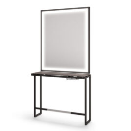 Bancada Cabeleireiro Maletti Minimal Quadra