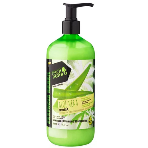 Real Natura Aloé Vera Hidra Shampoo 500ml