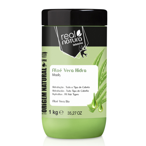 Real Natura Máscara Aloé Vera Hidra 1000ml