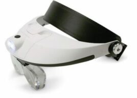 Lupa de Estética com Lentes Removíveis para Cabeça