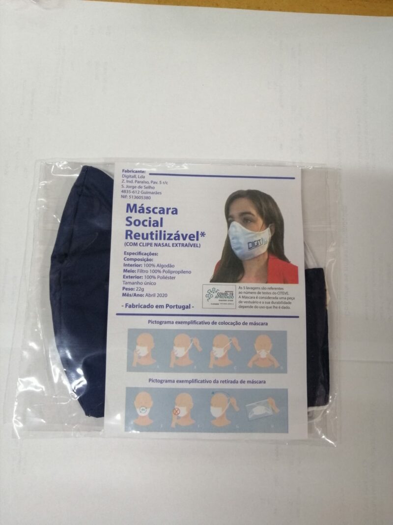 Máscara Social Reutilizável Certificada Lavável Stilcoup - Image 2