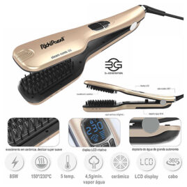 Escova Cabelo Elétrica a Vapor Ricki Parodi Vapbrush