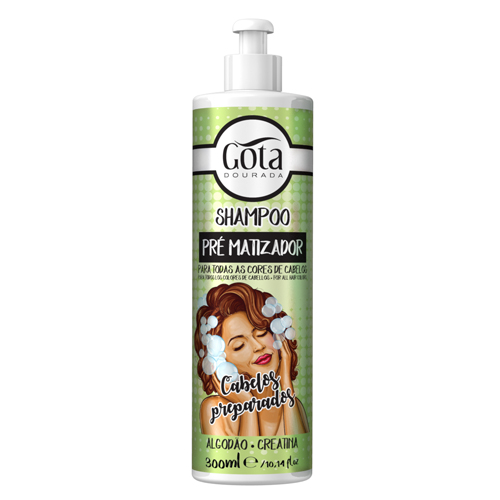 Gota Dourada Shampoo Pré-Matizador 300ml