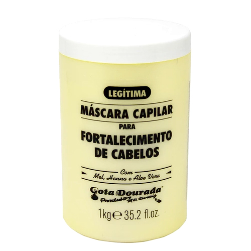 Gota Dourada Máscara De Fortalecimento 1kg