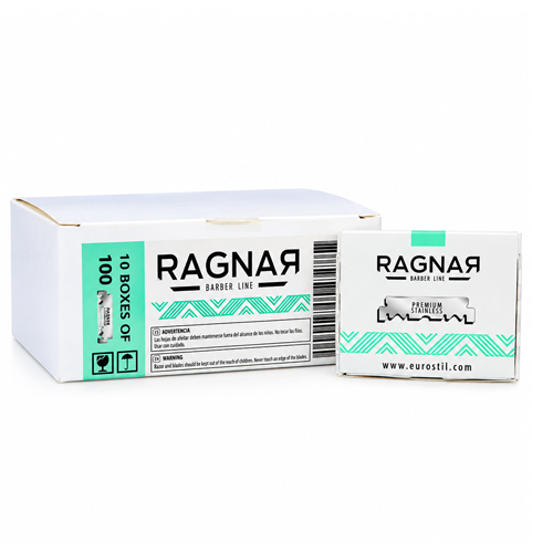 Laminas de Barbear Ragnar Barber Line 100 Unidades