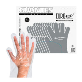 Luvas Plástico Descartáveis - 100 unidades