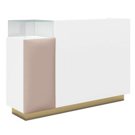 Balcão Recepção Cabeleireiro Galeone Gold