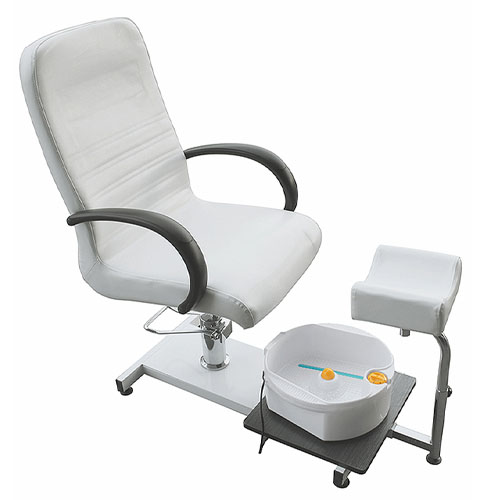 Cadeira de Pedicure Com Massajador Rickiparodi Branca