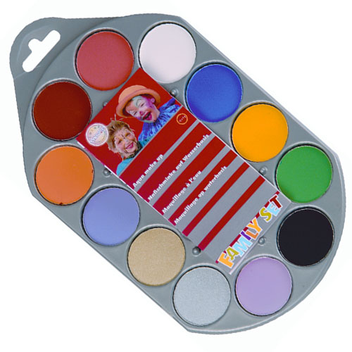 Pintura Corporal Paleta 12 Cores