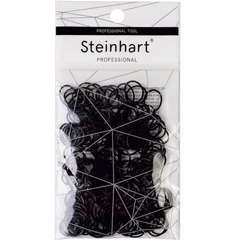 Elásticos Cabelo Steinhart Borracha Pretos 10 Gramas