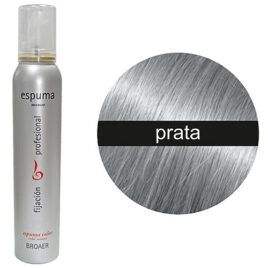 Espuma Broaer de Côr Prata 200 ml