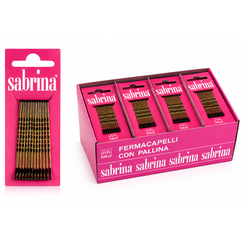 Frizete Cabelo Sabrina Doirado Pequeno 72 Unidades-01856