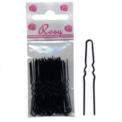 Gancho Invisível Rosy Preto Pequeno-5cm- 375-Caixa