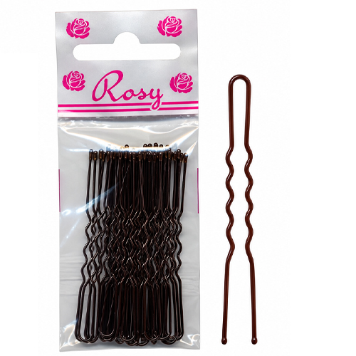 Gancho Invisível Rosy Castanho Grande-7 cm- 382