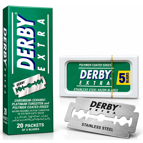 Laminas Barbear Derby Extra 100 Unidades