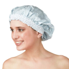 Sibel Touca Permanente Com Renda Azul