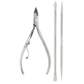 Alicate Mundial Cutícula 778 Com Empurra Peles