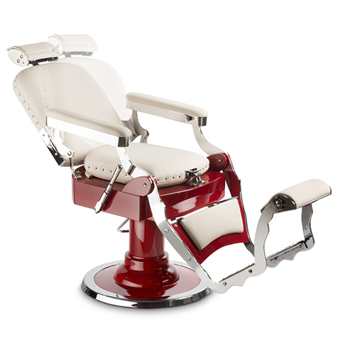 Cadeira de Barbeiro Wine Chair Bordô com CAPTONÊ B042, Um Show de Estilo  para sua Barbearia