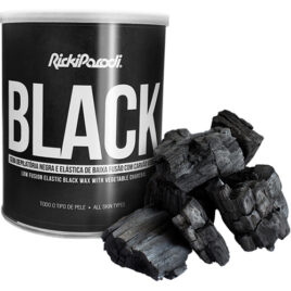 Cera Depilatória Elástica Rickiparodi Preta 800 gr