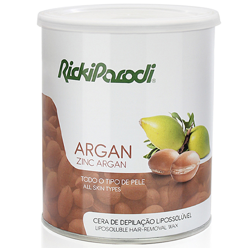 Cera Depilatória Lipossolúvel Rickiparodi Óxido Zinco & Argan 800 gr