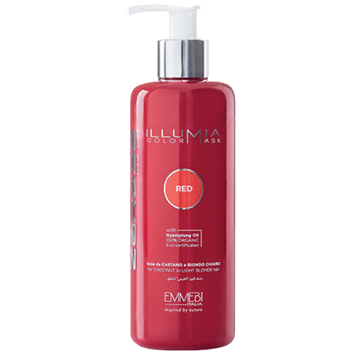 Máscara Capilar Colorante Emmebi Illumia Vermelho 300ml