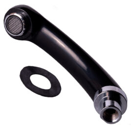 Chuveiro Preto Para Rampa Lavagem