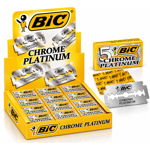 Laminas Barbear Bic Chrome 20 Caixas=100u