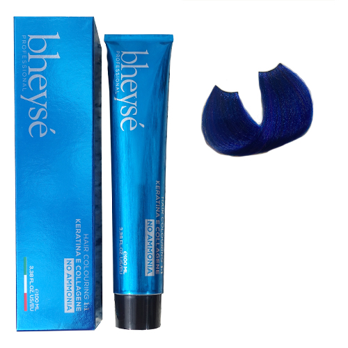 Coloração Bheysé Sem Amoniaco 100ml Intensificador Azul