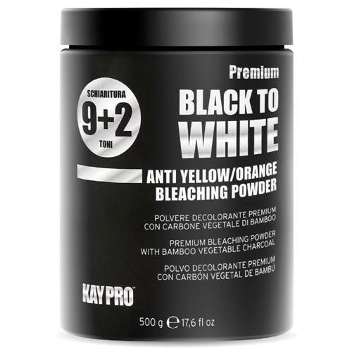 Pó Descolorante Premium Kaypro 9+2 Tons Preto 500 gr