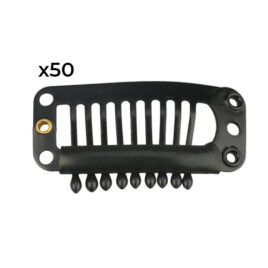 Clips Para Extensões Cabelo Negras 3.2cm