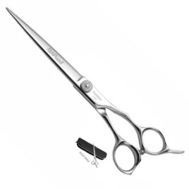 Tesoura Corte com Bolsa Rickiparodi Barber 7.0