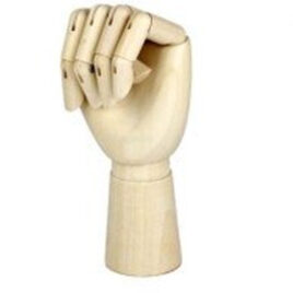 Mão Academica Madeira Para Manicure