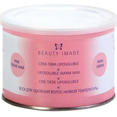 Beauty Image Cera Lata Rosa 400 Gramas